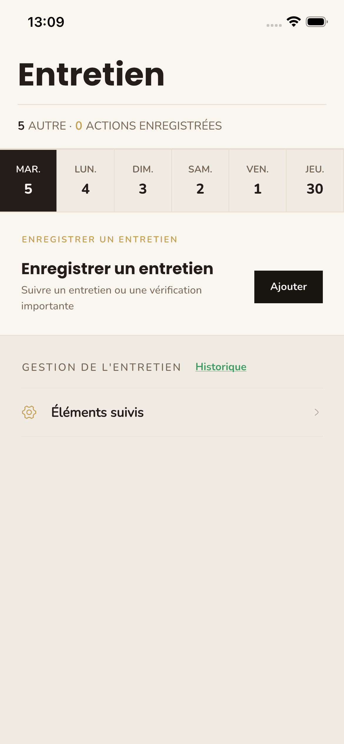 Gidoma maintenance planner
